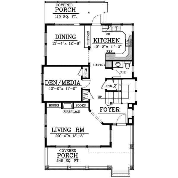 Main Floor Plan: 1-161