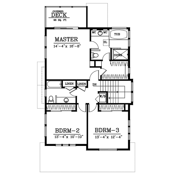 Upper/Second Floor Plan: 1-161