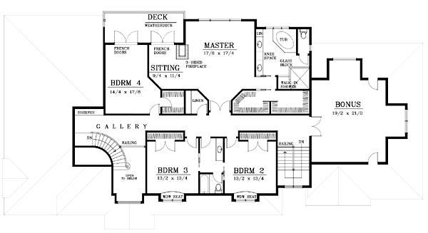 Upper/Second Floor Plan: 1-162