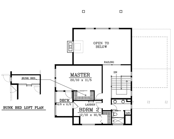Upper/Second Floor Plan: 1-163