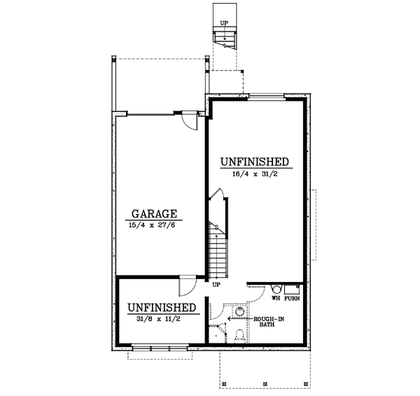 Lower Floor Plan: 1-165