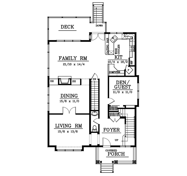 Main Floor Plan: 1-165