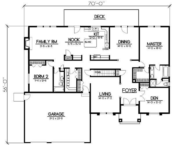 Main Floor Plan: 1-167