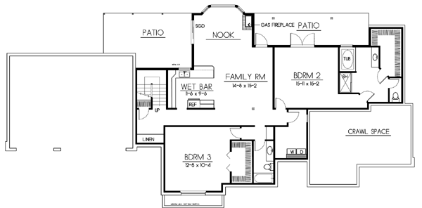 Lower Floor Plan: 1-168
