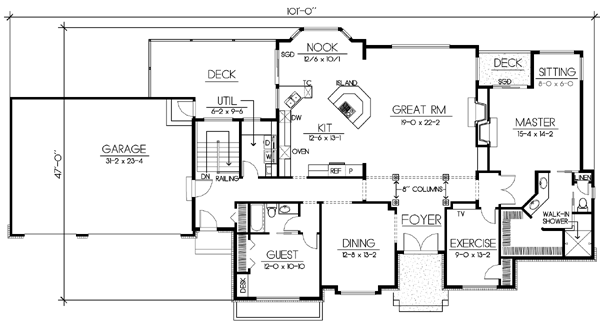 Main Floor Plan: 1-168