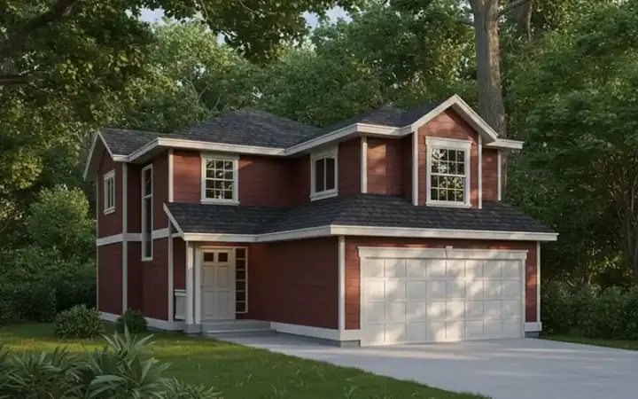 Traditional house plans 1-169 - front exterior, 1,780 sq ft, 3 bed, 2 bath house plans | Monster House Plans