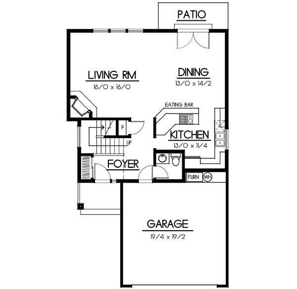 Main Floor Plan: 1-169