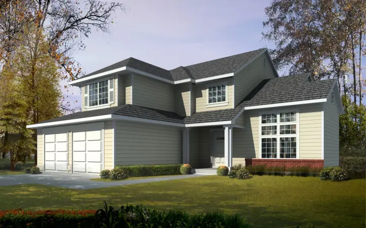 Northwest house plans 1-171 - front exterior, 1,880 sq ft, 3 bed, 2 bath house plans | Monster House Plans