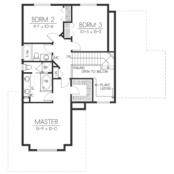 Upper/Second Floor Plan: 1-171