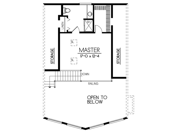 Upper/Second Floor Plan: 1-174
