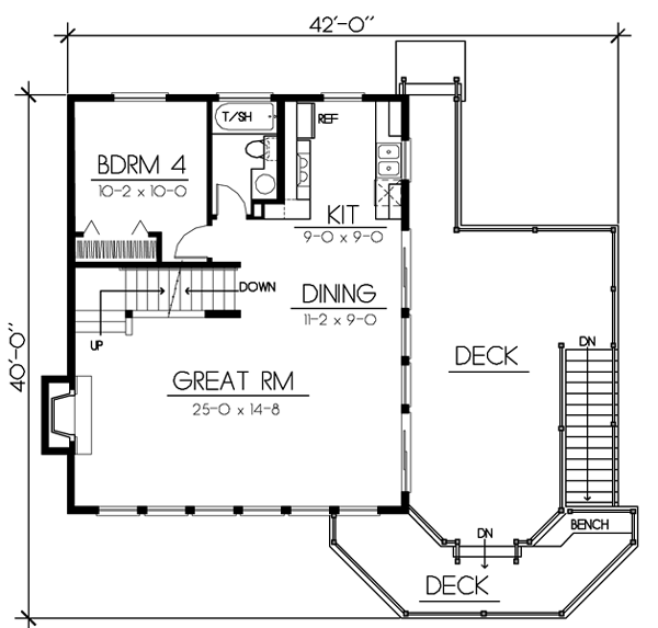 Main Floor Plan: 1-175