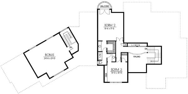 Upper/Second Floor Plan: 1-179