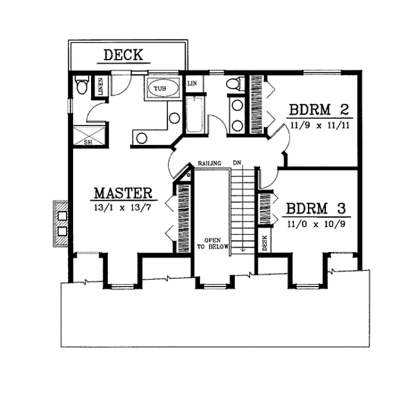 Upper/Second Floor Plan: 1-184