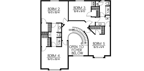 Upper/Second Floor Plan: 1-186
