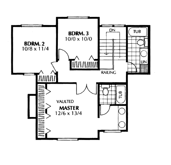 Upper/Second Floor Plan: 1-187