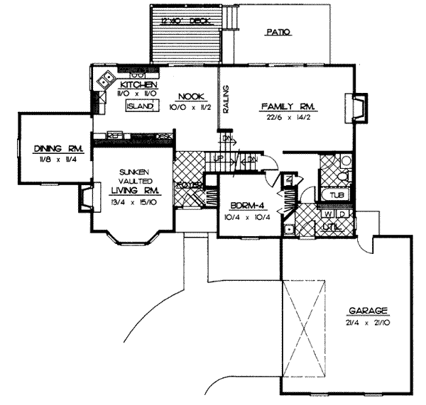 Main Floor Plan: 1-202