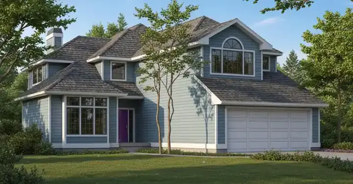 Northwest house plans 1-206 - front exterior, 2,285 sq ft, 3 bed, 2 bath house plans | Monster House Plans