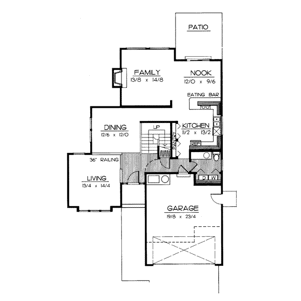 Main Floor Plan: 1-206