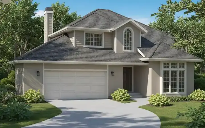 Northwest house plans 1-207 - front exterior, 1,996 sq ft, 3 bed, 2 bath house plans | Monster House Plans