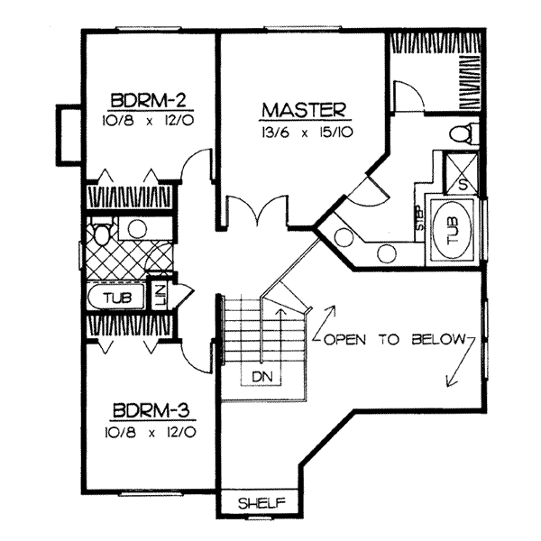 Upper/Second Floor Plan: 1-207
