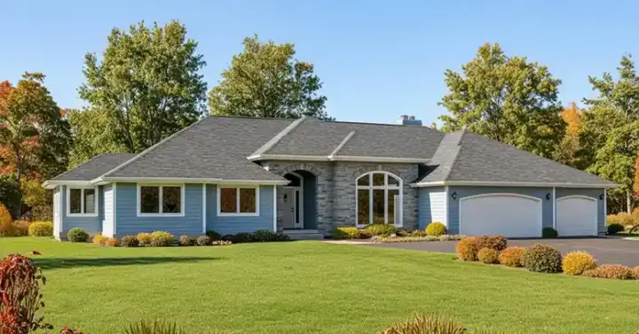 Northwest house plans 1-214 - front exterior, 3,003 sq ft, 4 bed, 2 bath house plans | Monster House Plans
