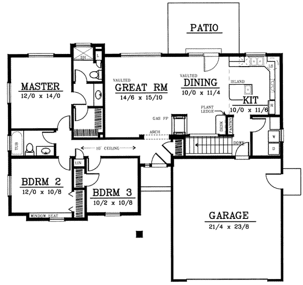 Main Floor Plan: 1-218