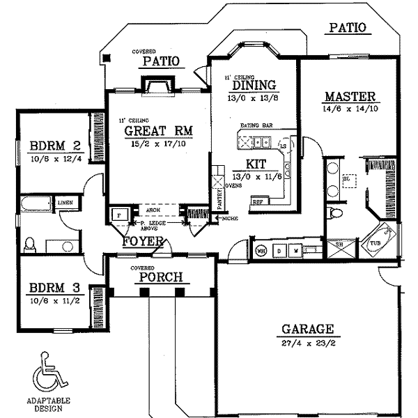 Main Floor Plan: 1-220