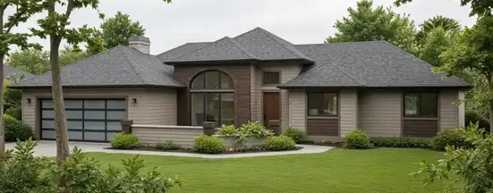 Northwest house plans 1-226 - front exterior, 1,800 sq ft, 3 bed, 2 bath house plans | Monster House Plans