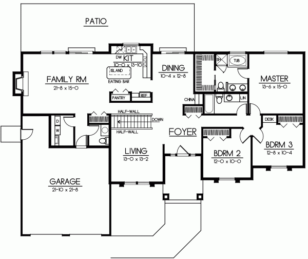 Main Floor Plan: 1-231