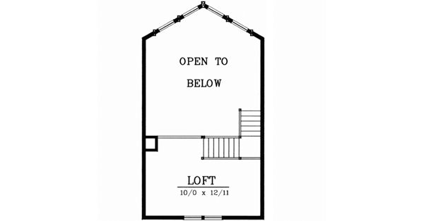 Upper/Second Floor Plan: 1-234