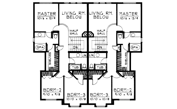 Upper/Second Floor Plan: 1-235