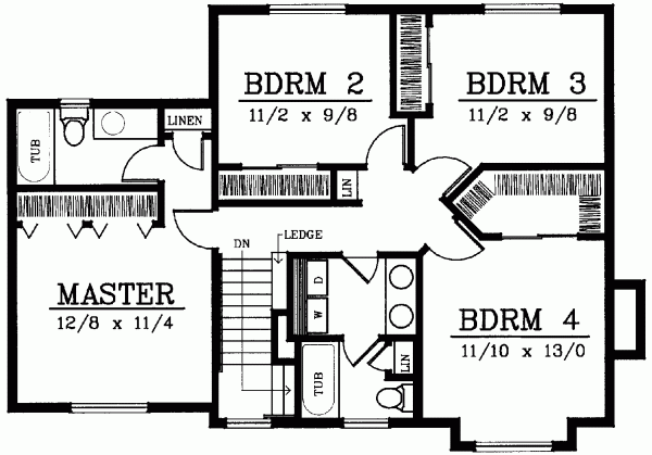 Upper/Second Floor Plan: 1-238