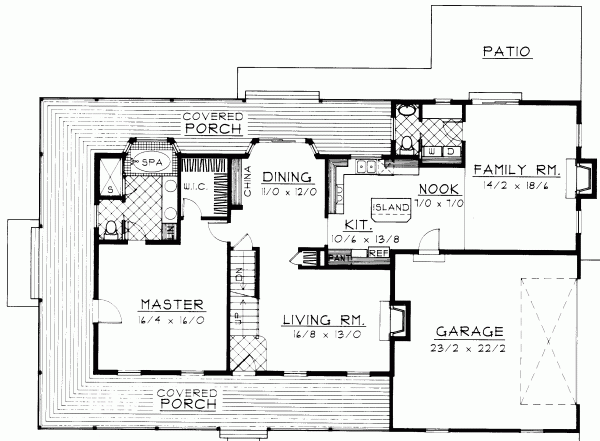 Main Floor Plan: 1-250