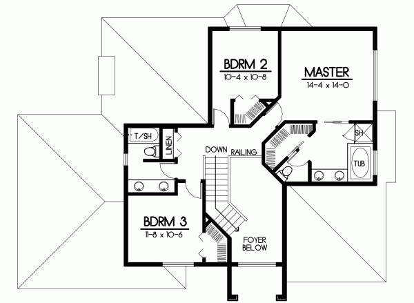 Upper/Second Floor Plan: 1-251