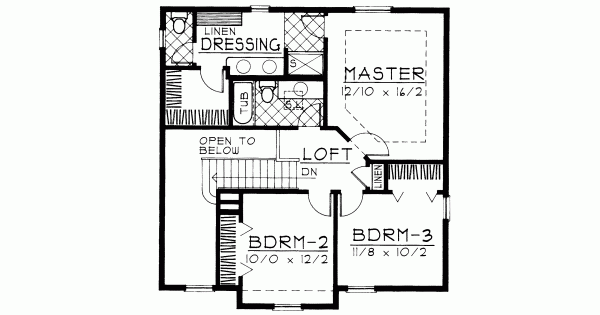 Upper/Second Floor Plan: 1-253