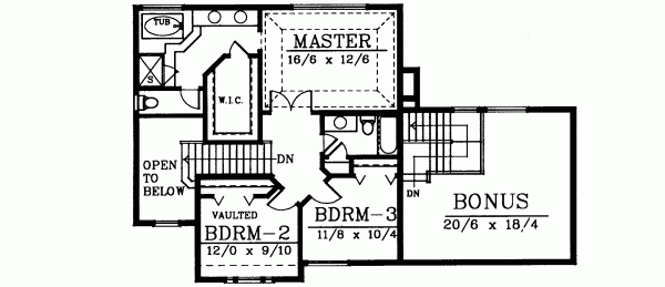 Upper/Second Floor Plan: 1-257