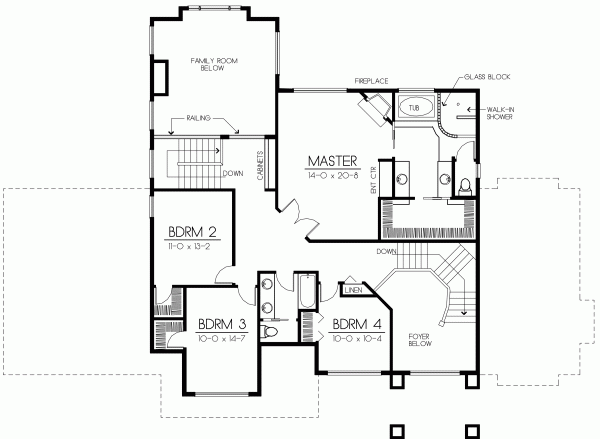 Upper/Second Floor Plan: 1-258