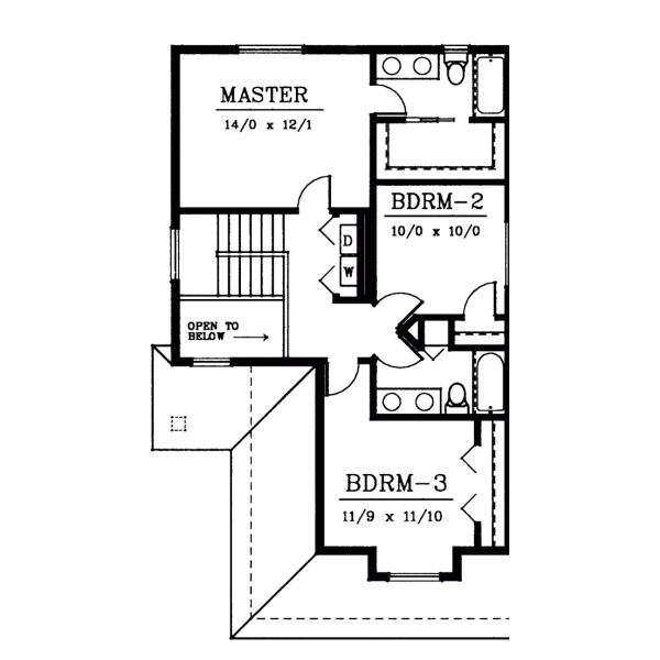 Upper/Second Floor Plan: 1-259