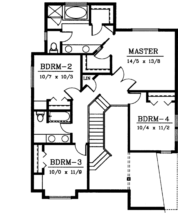 Upper/Second Floor Plan: 1-262