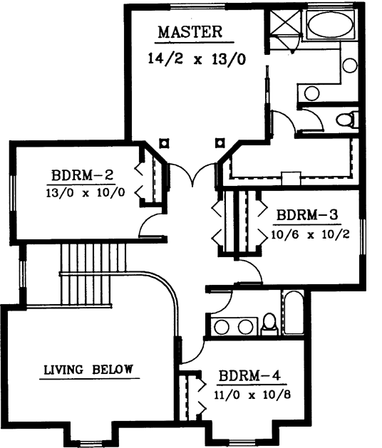 Upper/Second Floor Plan: 1-263