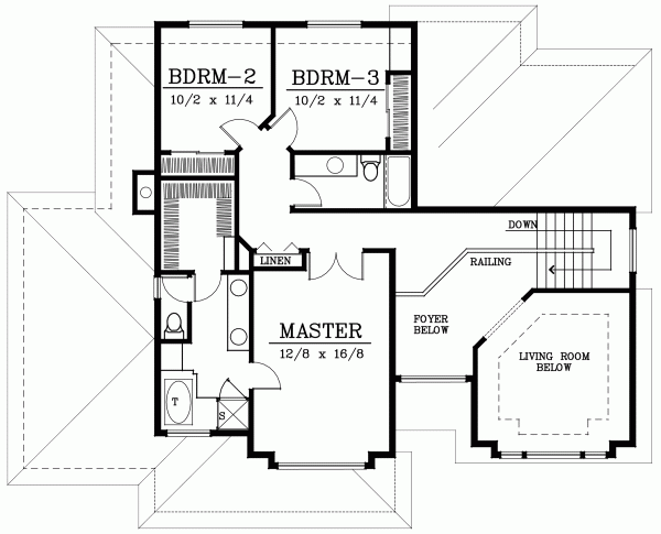 Upper/Second Floor Plan: 1-267