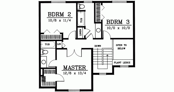 Upper/Second Floor Plan: 1-268