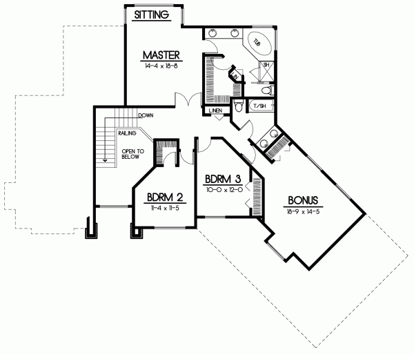 Upper/Second Floor Plan: 1-276