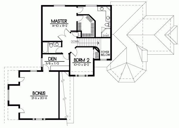 Upper/Second Floor Plan: 1-278