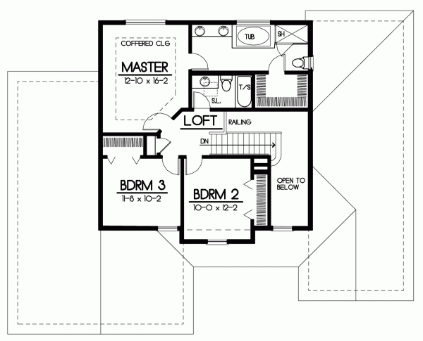Upper/Second Floor Plan: 1-280