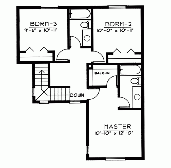 Upper/Second Floor Plan: 1-284