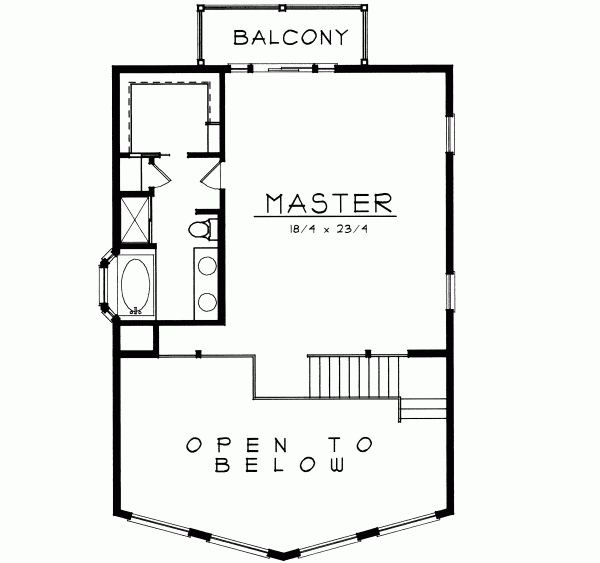 Upper/Second Floor Plan: 1-287