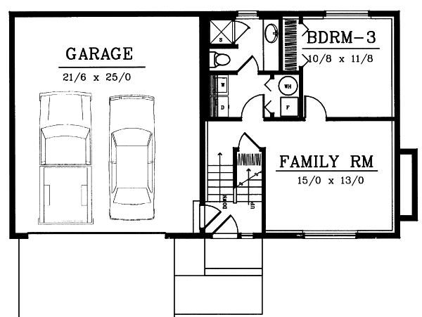 Lower Floor Plan: 1-288