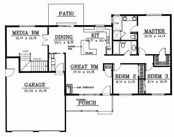Main Floor Plan: 1-293