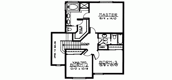 Upper/Second Floor Plan: 1-304